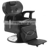 luxury black PU handrest hairdressing recliner chair M165