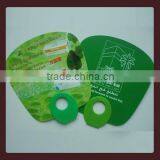 2015 New Design Advertising Poromotional Plastic Fan/plastic Advertising Hand Fan Stand thumbnail-1