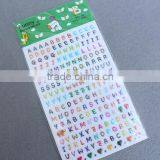 Self Adhesive Fabric Sticker,alphabet Sticker,resin Sticker thumbnail-1