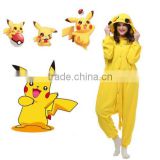 Unisex Pikachu Kigurumi Pajamas Anime Cosplay Costume