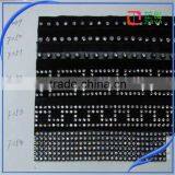 ab Crystal Rhinestone Applique Peacock Prom Dress Fringes for Clothes Wedding Decoration thumbnail-2