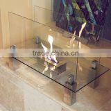 decorative true flame but non-toxic,pollution free warm intelligent ethanol fireplace with e-remote WIFI