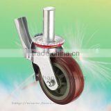 Trolley Heavy Duty 6 Inch Scaffolding Caster Wheel With Brake