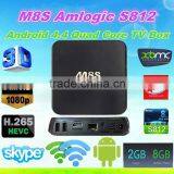 2016 NEW METAL ! Amlogic S812 Android 4.4 Quad Core Smart TV Box 2GB 8GB Bluetooth Pre-installed Kodi M8S S812