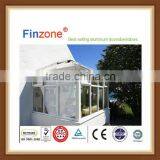 Economic Top Sell Curved Tempered Glass Sunrooms thumbnail-2