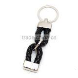 Newest Design Popular Metal Leather Carabiner Keyring thumbnail-6