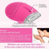 Wholesale USB Rechargeable Skin Care Ultrasound Machine Sonic Face Brush Best Facial Cleansing Brush thumbnail-4