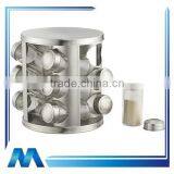 Revolving Spice Jar Rack Set Glass Spice Jar Rack Set Kitchen Set Rack