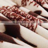 Coral Fleece Blanket on the Bed Home Adult Plaid Flower Beautiful Blanket Warm Winter Sofa Travel Blanket Purple Portable thumbnail-3