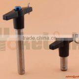 Double Ball 304 Stainless Steel T Handle Lock Pin With Stainless Lanyard thumbnail-6