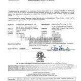 Gas Heater ETL Certificate