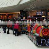 Amusement Park, Trackless Fun Train, CE Approval ,park,Shopping Mall, Indoor Outdoor Use Mini Electric Train, thumbnail-1