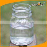 1.5 oz Clear PET Juice Bottles With White Caps thumbnail-3