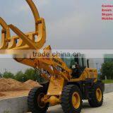 Loader With Grass/log/wood /pipe Timber Grasper/grab thumbnail-2