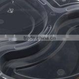 Wow Unbelieveable Fast Food Container 3 Compartment Black thumbnail-3