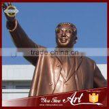 Outdoor Decoration Speech Bronze Male Sculpture thumbnail-2