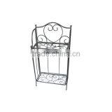 2015 Hot 2tier Metal Corner Plant Stand Display Shelf Unit Flower Stand thumbnail-2
