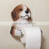 Cute Resin Dog Bust Funny Animal Toilet Paper Roll Holder thumbnail-5
