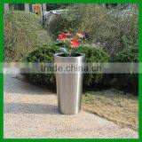 FO-9066 Stainless Steel Self Irrigated Flower Pot for Garden Decor thumbnail-1