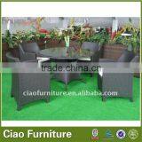 Newest Outdoor Garden Dining Set UV-proof Rattan Dining Set thumbnail-3
