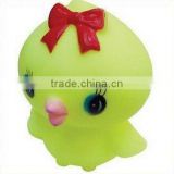 chick plastic doll baby toy, make plastic chick soft toy for kids, Custom lovely plastic toy