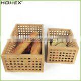 Food Storage Box for Eco-friendly Bamboo/Storage Bin Organization/Homex_FSC/BSCI Factory thumbnail-1