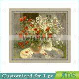 Wholesale New Designs Flowers Of Glass Painting thumbnail-5