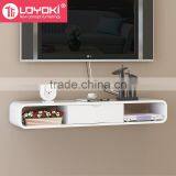 New Design Wall Shelf Wall Organizer Eco-friendly MDF Wood Colonel With Drawer Wall Mount TV Console thumbnail-5