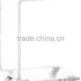 China Wholesale Acrylic Plexiglass Food Serving Trolley thumbnail-5