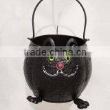 YS11986 14 Inch High Outdoor Flower Pots Wholesale With Cute Halloween Design Made in Xiamen thumbnail-1
