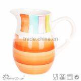 Handpainted Stoneware Jar