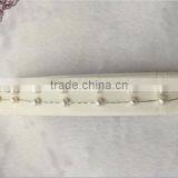 Latest 19" 10-11mm White Freshwater Pearl Necklace Designs thumbnail-1