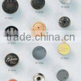 KMJ-2123 Low Price Metal Press Jeans Snap Buttons ,high Quality Clothes Sanp Button thumbnail-1