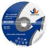 7'' 180x1.6x22.2mm T41 Flat Cutting Wheel for High-grade Steel/Hard Alloy Steel thumbnail-1