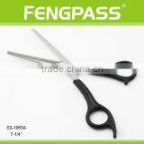 S3-1063A 7-1/4" Inch 2CR13 Stainless Steel Blade With ABS Handle Best Sale Triple Hair Scissors Factory thumbnail-2