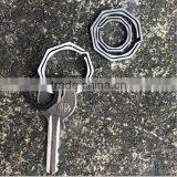 TK-2308 20MM TC4 Octagonal Titanium Keychain thumbnail-6