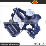 1 LED 1600 Lumens White Light Most Powerful Ultra Bright Rechargeable Aluminum Miner LED Headlamps thumbnail-2