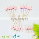 Flower Type Bamboo Picks thumbnail-1