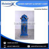 Premium Quality Blue and Silver Christmas Mailbox thumbnail-5