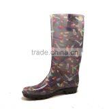 Varies New Prints Rain Boots Women PVC Wellies thumbnail-6