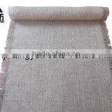 30cm*300cm Natural Burlap Runner Raw Edge on Small Rolls thumbnail-1