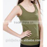 Cotton Spandex Blend Sports Tank Top Women Sportswear Gym Singlet Ladies Tank Top thumbnail-4