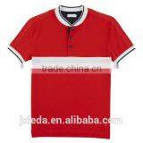 Factory Direct Sale Slim Fit Styling Color Block Baseball Vented Hem Polo Shirt in China thumbnail-3