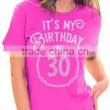 It's My Birthday Women's 30th Birthday Rhinestone T-Shirt thumbnail-2