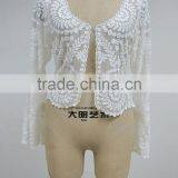 New Ladies Embroidered Summer Beach Cover Lace Fashion Top thumbnail-1