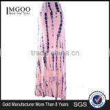 MGOO Custom OEM Women Tie Dye Maxi Skirt Knitted Wrap Around Skirts Vivid Print Ladies Long Skirts thumbnail-1