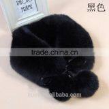 New Womens Stylish Lovely Faux Fur Scarf Scarves Neck Warmer Wraps Collar With Strips Shawl Wholesale Price thumbnail-5