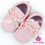 Fancy Coffee Baby Girls Designer Moccasin Baby Shoes Infants Walker Shoes thumbnail-5