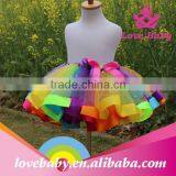 Girls Wholesale Handmade Colorful Rainbow Tutu Skirt thumbnail-2