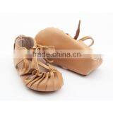 Latest Design Summer Pure Leather Baby Shoes Barefoot Sandals thumbnail-4